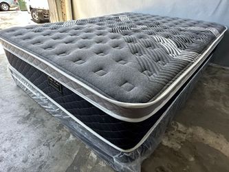 Queenn Oasis Thermal Comfort Europillowtop Matresandboxspring