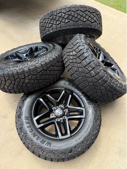 Chevy Trailboss 18 “ wheels and tires
