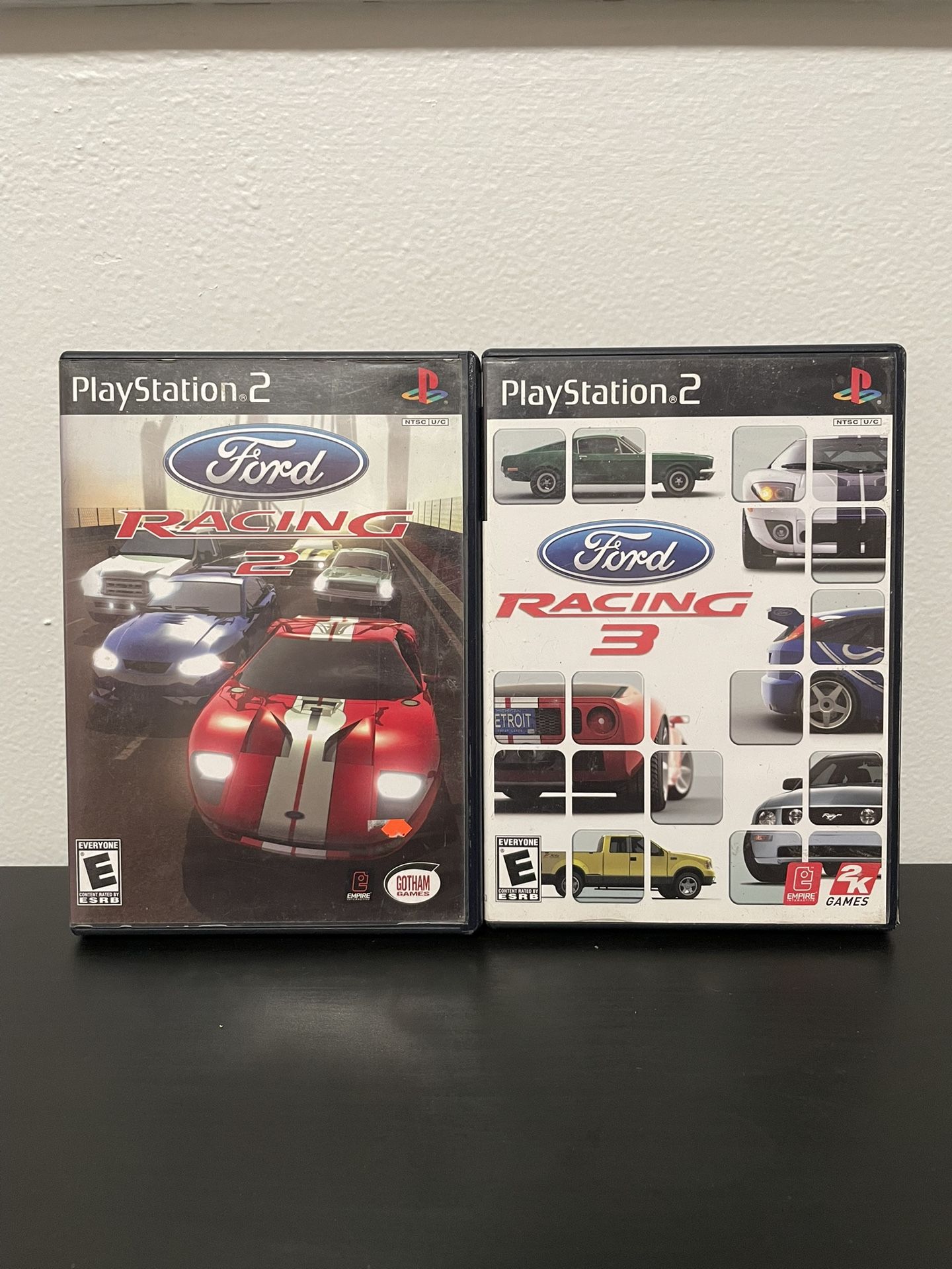 Ford Racing 2 & 3 PS2 PlayStation 2 Bundle Video Games CIB w/ Manual Retro 2K