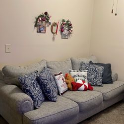 Grey Couch 3 Seater 