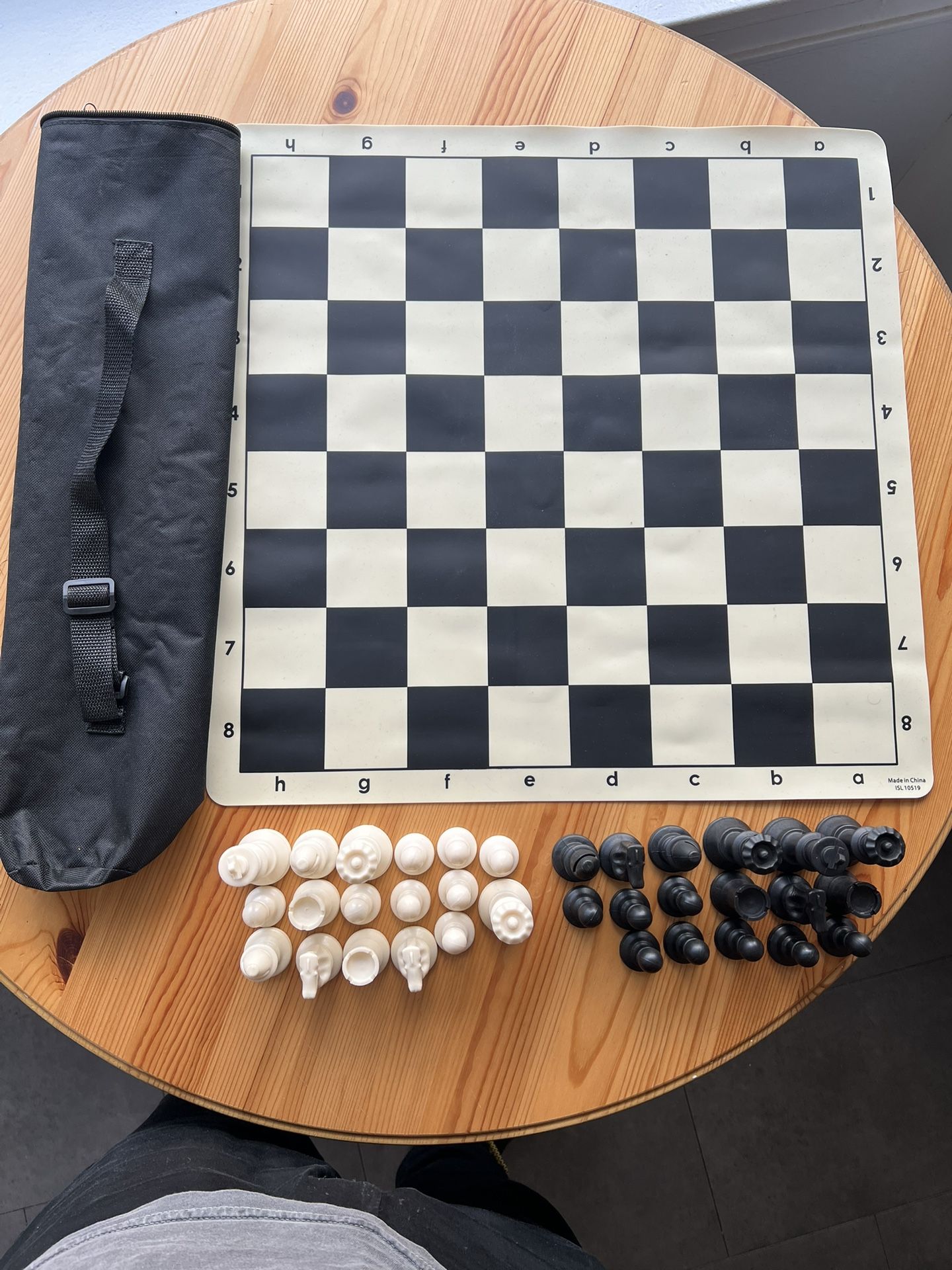 Travel Chess Set with Board and Pieces