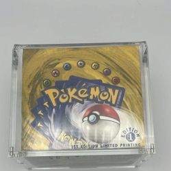 Pokemon First Edition Base Set Booster Box