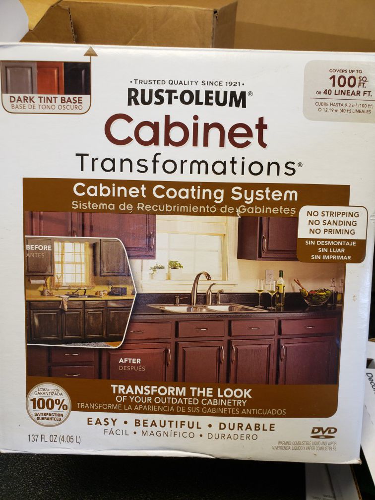 Rust-Oleum cabinet transformations