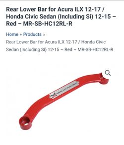 Megan racing tie bar civic