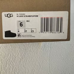 UGG CLASSIC ULTRA MINI PLATFORM SIZE 6