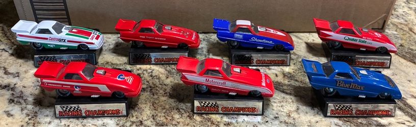 NHRA 1989 Racing Champions Funny Car set 1:64 scale