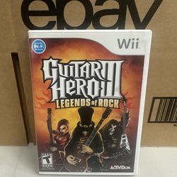 Guitar Hero III: Legends of Rock (Nintendo Wii, 2008)C.I.B.