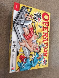 Operation silly game board.