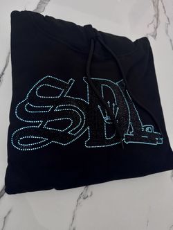 Graphic Hoodie (Black/Blue) - New