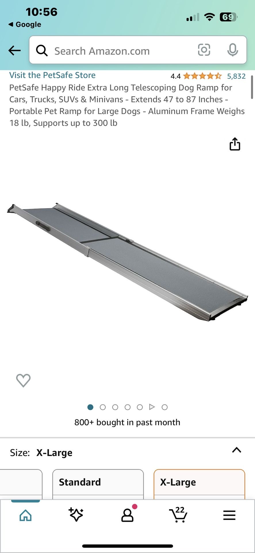Dog Ramp For RV, Truck Or Porch
