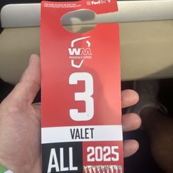 Valet Pass For Phoenix Open 