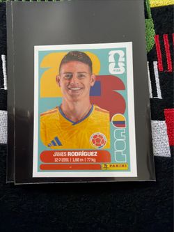 Panini World Cup 2026 Colombia James Rodriguez card sticker