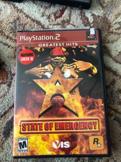 Brand New Sealed PS2 Game State of Emergency