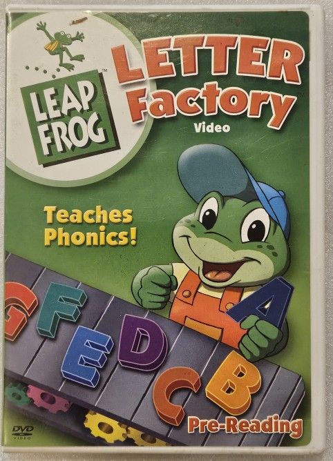 Leap Frog Letter Factory DVD -Teaches PHONICS