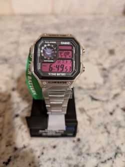 Purple ghost with purple drank Casio mod AE1200