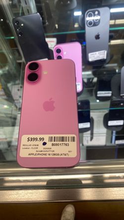 Apple iPhone 16 128GB Pink (AT&T)
