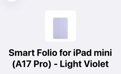 iPad Cover- Light Violet
