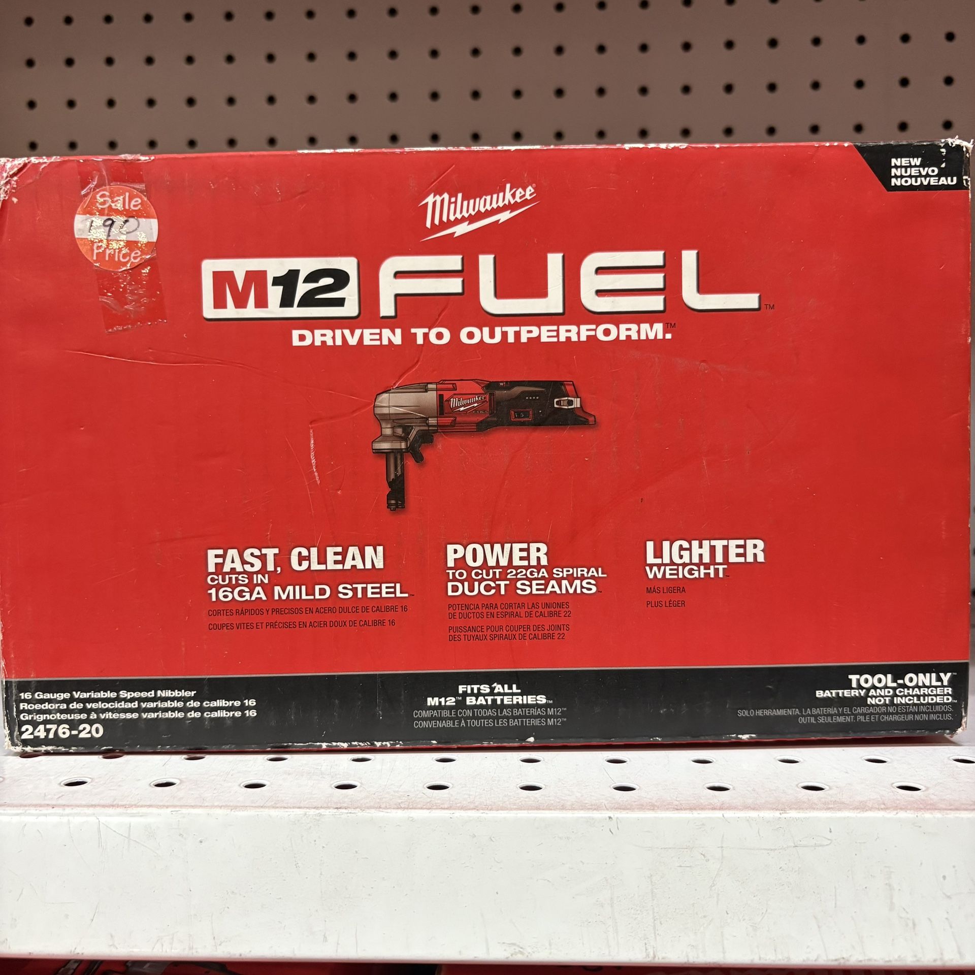 Milwaukee New Nibbler M12 Fuel