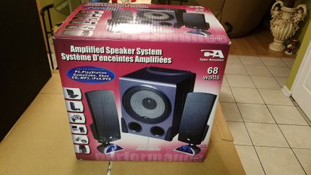 New!!! CA speakers with subwoofer 68 watts