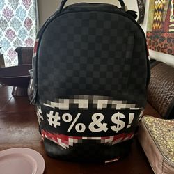 Sprayground censored Shark What The F Backpack