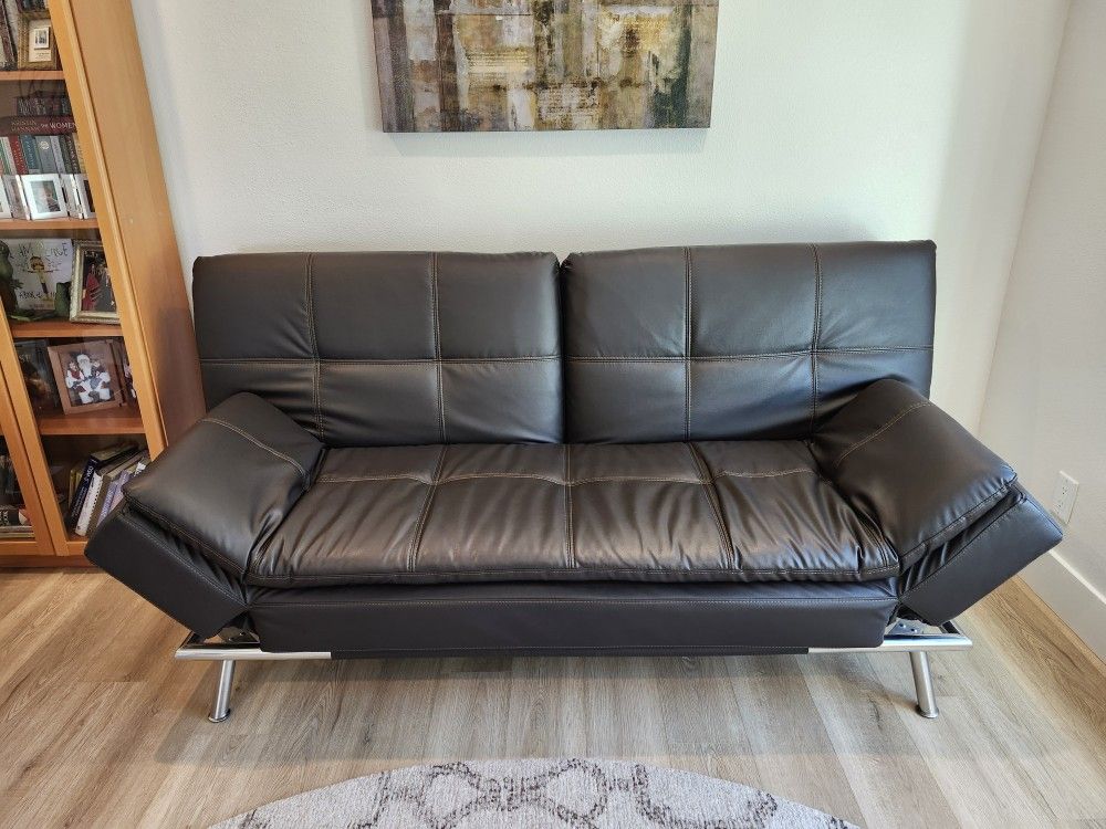 Leather Futon 