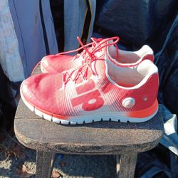 Reebok Womens Size 4.5 / 7 Orange / White Z Pump Running Shoes -1670875