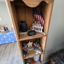 3 Oak Bookcases 