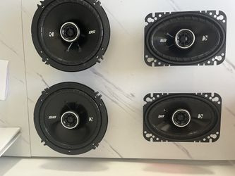Kicker DSC Car Speakers - 2x 6.5" & 2x 4x6" Coax
