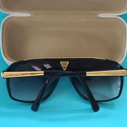 Louis Vuitton - Evidence Sunglasses Black/Gold Z0105W For Men's Accessories