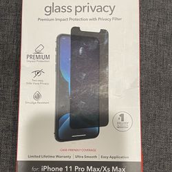 IPHONE 11 PRO MAX/ Xs MAX glass Privacy 