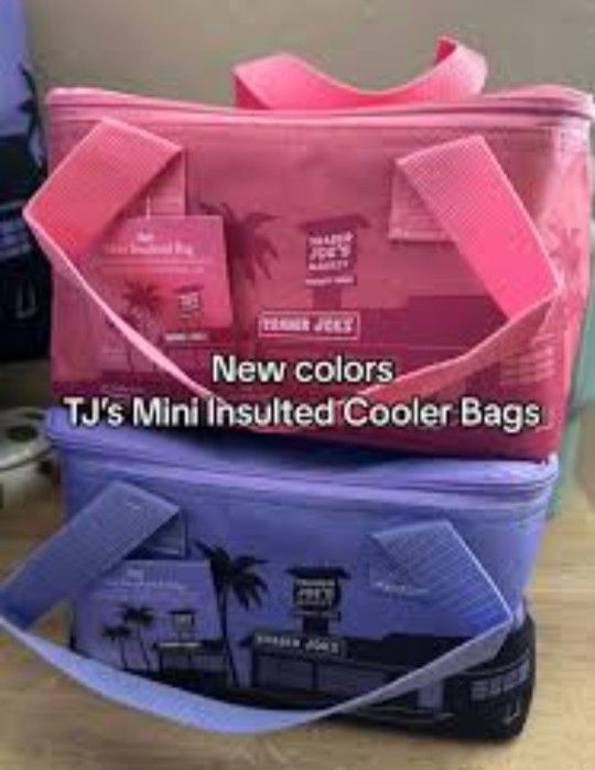 Trader Joe's Minni Insulated Cooler Bags New