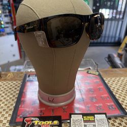 BOMBER CLUTCH XL Tortoise Frame w/ Brown Polarized Lens Safety Glasses