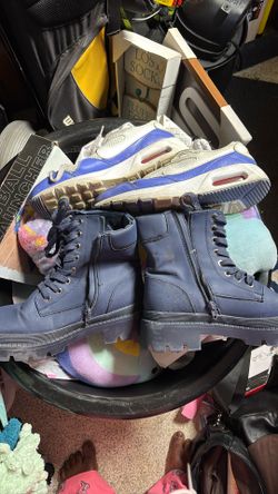 Ladies Boots And Sneakers Size 9.5