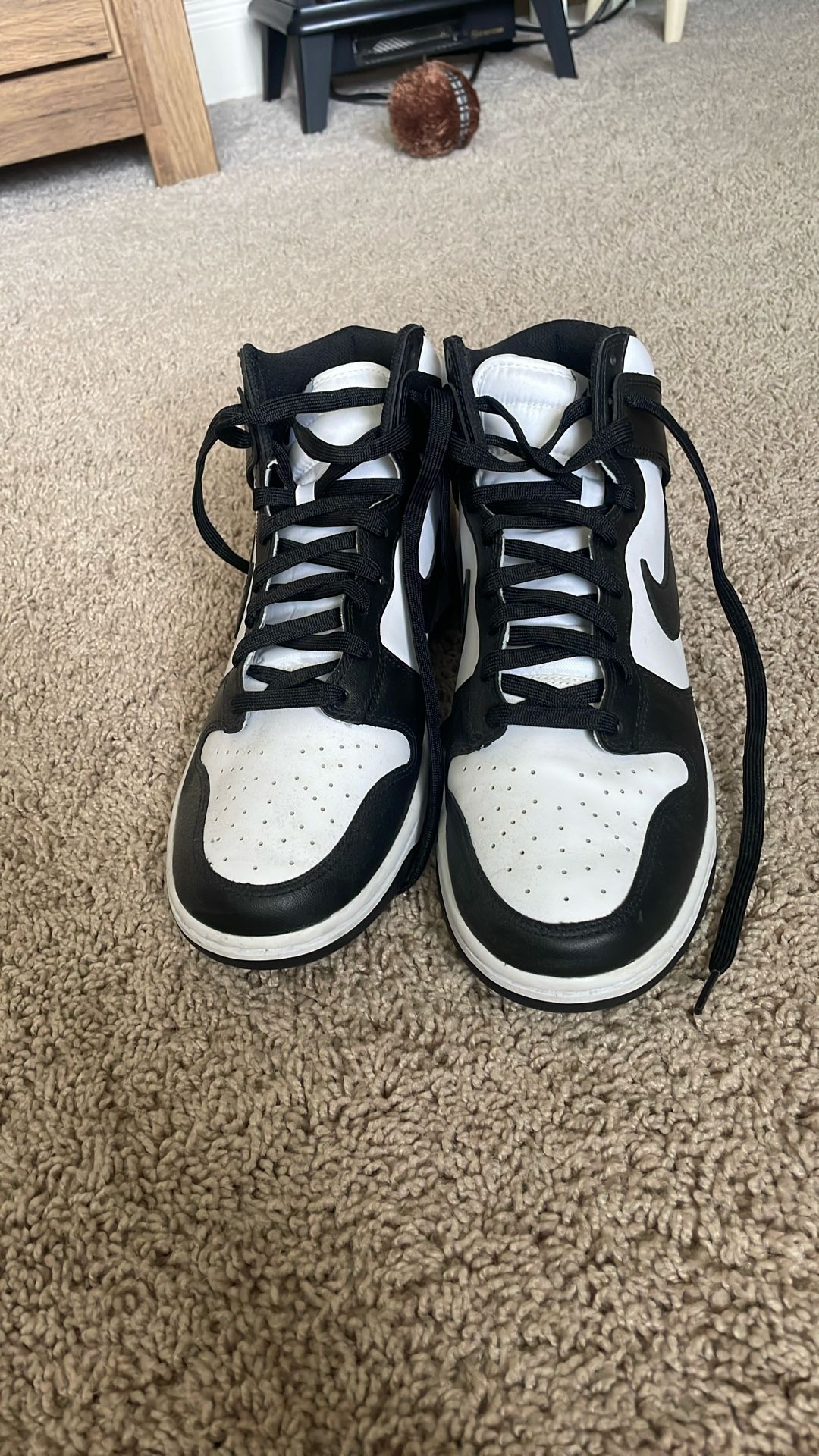 nike panda dunks high