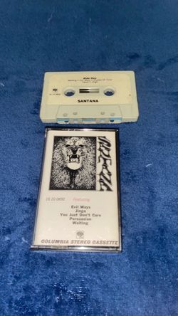 Santana 1969 Debut Cassette (Play Tested!)