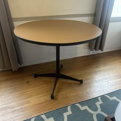 Vintage Herman Miller Eames Table. Made in the USA. 36”