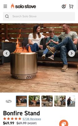 SOLOSTOVE Fire Pit Stand Alone