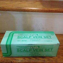Box of 50 Exel Scalp Vein Set