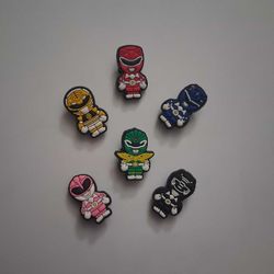 Power Rangers Croc Charms 