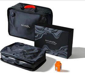 Vacuum Seal Bags for Clothing travel (Black, 2Pack)