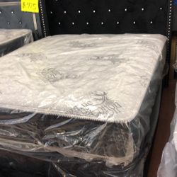 New Queen Size Bed With New Mattress And Boxspring Included
