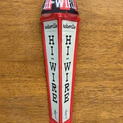 🎪 Hi-Wire Brewing Tap Handle – Asheville NC – Circus Tent Top – Rare Craft Beer Collectible 🍻