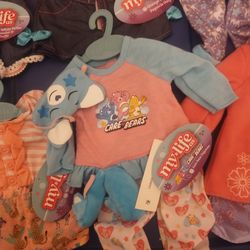 Brand New My Life As Care Bear Pajamas For An 18-in Doll