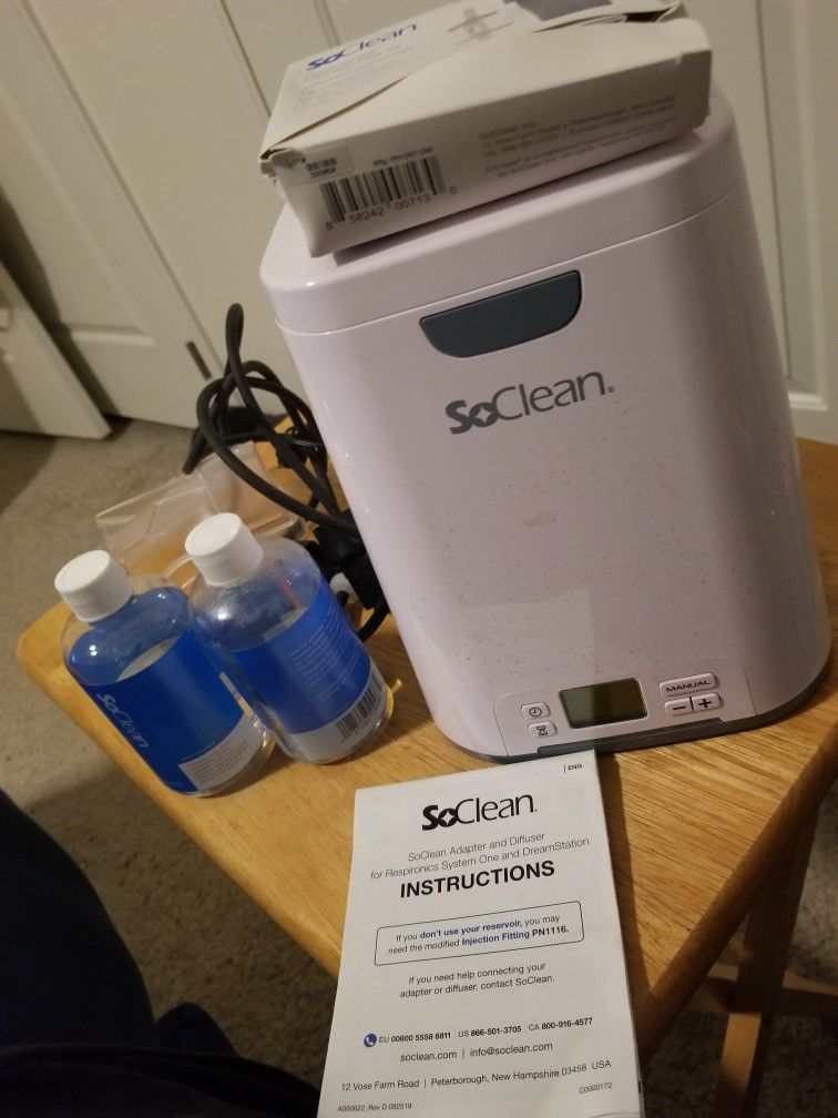 LIKE NEW SoClean 2 CPAP Cleaner and Sanitizer for Sale in Greenville