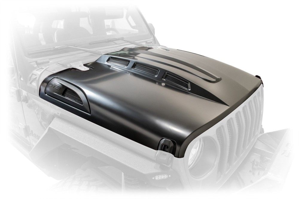 2018-2024 Jeep JL & 2020-2024 Jeep JT Heat Dispersion Hood HDMBJL-01