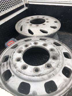 Aluminum rims 24.5