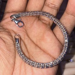 S925 Solid Silver Bracelet Size 7