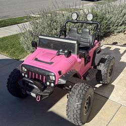 Ryder Toys Planet Ride Pink Jeep 4x4