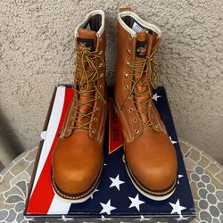 WORK BOOTS THOROGOOD AMERICAN HERITAGE 8”  WATERPROOF COMPOSITE SAFEY TOE SIZE’S AVAILABLE 8-8.5-9-9.5-10- 10.5-11-12-13 WIDE SIZE’S AVAILABLE MENS