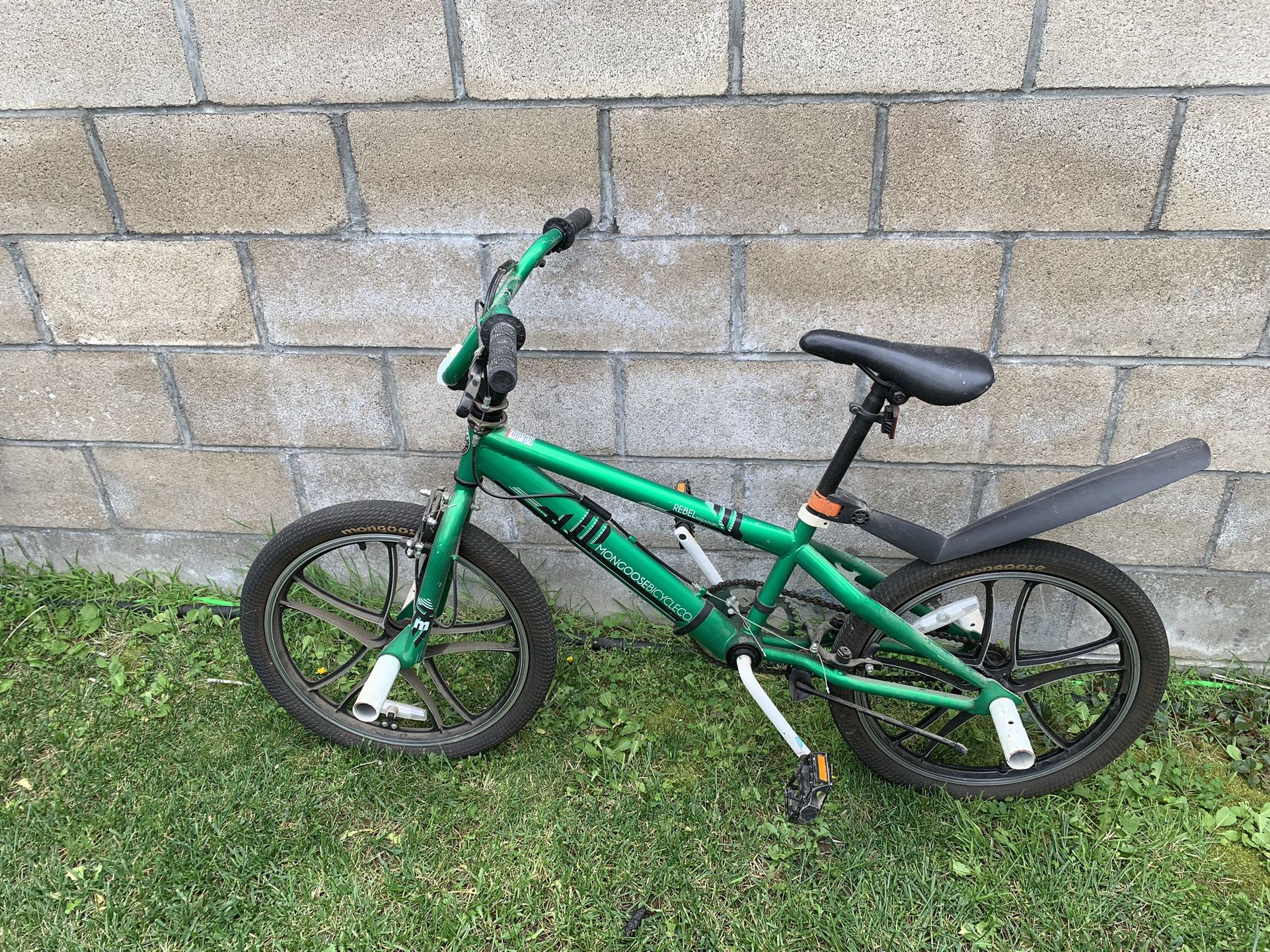 Green Mongoose Rebel BMX Bike